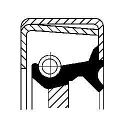 CORTECO 01019153B Shaft Seal, manual transmission