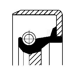 CORTECO 12011279B Shaft Seal, crankshaft