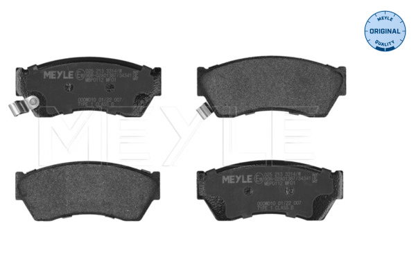 MEYLE 025 213 3314/W Brake Pad Set, disc brake