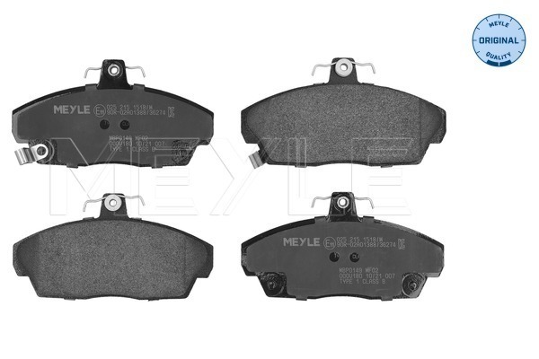 MEYLE 025 215 1518/W Brake Pad Set, disc brake
