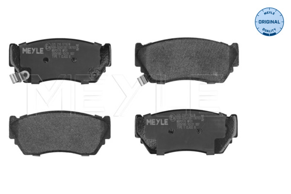 MEYLE 025 216 5716/W Brake Pad Set, disc brake