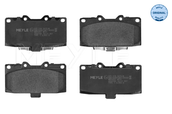 MEYLE 025 218 5415/W Brake Pad Set, disc brake