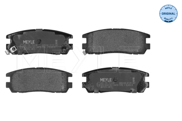 MEYLE 025 218 7514/W Brake Pad Set, disc brake