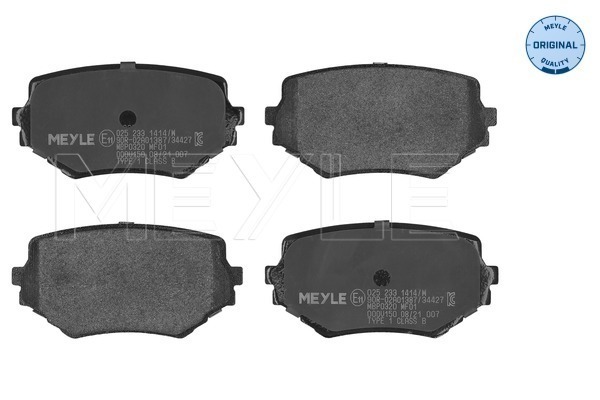 MEYLE 025 233 1414/W Brake Pad Set, disc brake