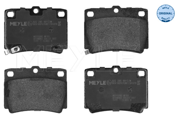 MEYLE 025 235 9315/W Brake Pad Set, disc brake
