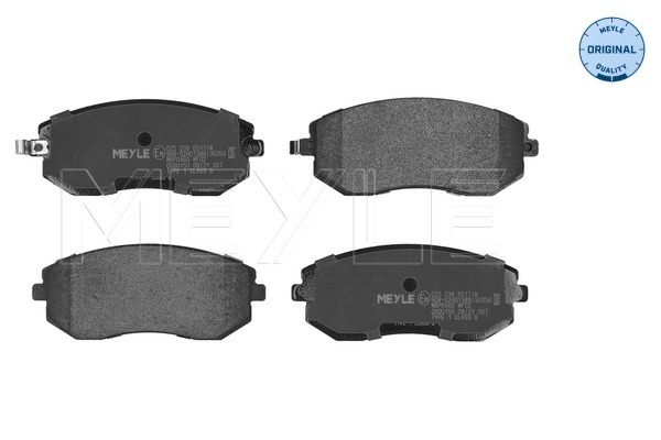 MEYLE 025 238 6517/W Brake Pad Set, disc brake