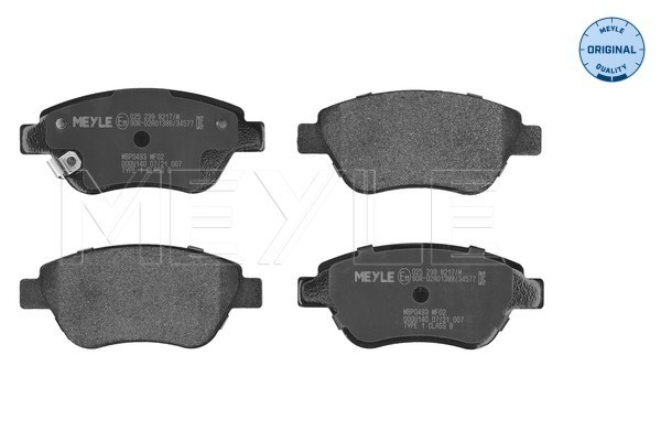 MEYLE 025 239 8217/W Brake Pad Set, disc brake