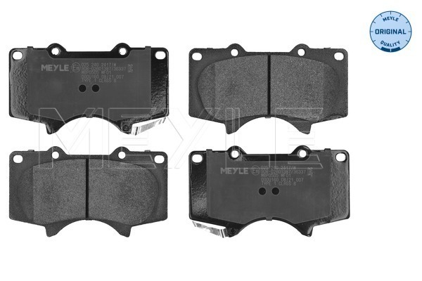MEYLE 025 240 2417/W Brake Pad Set, disc brake