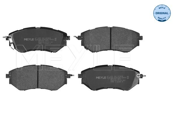 MEYLE 025 242 2218/W Brake Pad Set, disc brake
