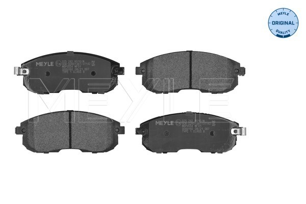 MEYLE 025 242 8016/W Brake Pad Set, disc brake