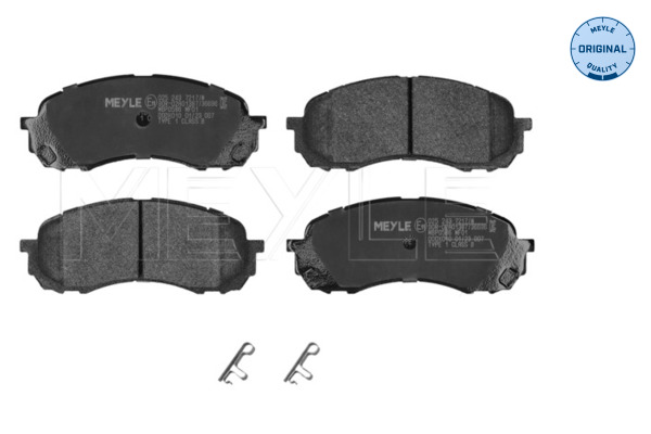 MEYLE 025 243 7217/W Brake Pad Set, disc brake