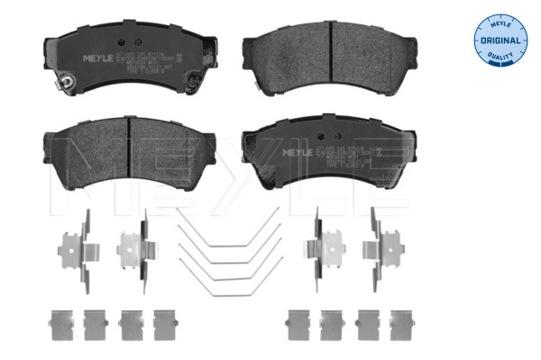MEYLE 025 245 8217/W Brake Pad Set, disc brake