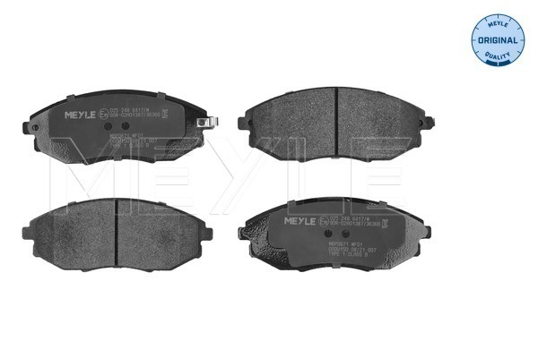 MEYLE 025 248 6417/W Brake Pad Set, disc brake