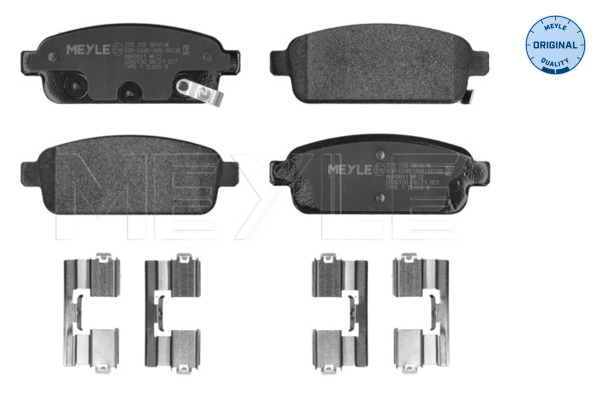 MEYLE 025 250 9616/W Brake Pad Set, disc brake