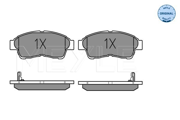 MEYLE 025 216 0117/W Brake Pad Set, disc brake