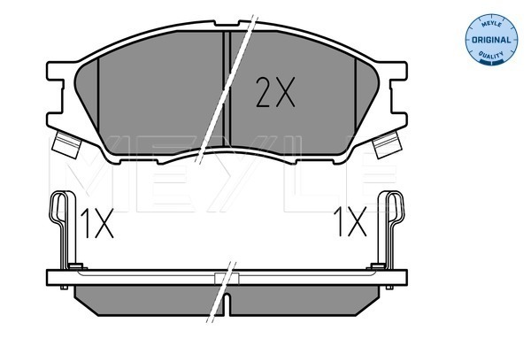 MEYLE 025 246 4815/W Brake Pad Set, disc brake