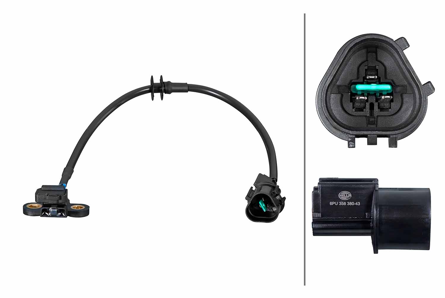 HELLA 6PU 358 380-431 Sensor, crankshaft pulse