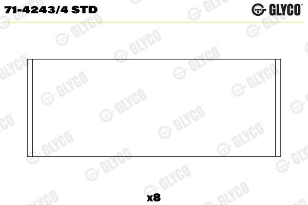 GLYCO 71-4243/4 STD Connecting Rod Bearing