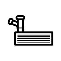 NRF 310502 Radiator, traction battery