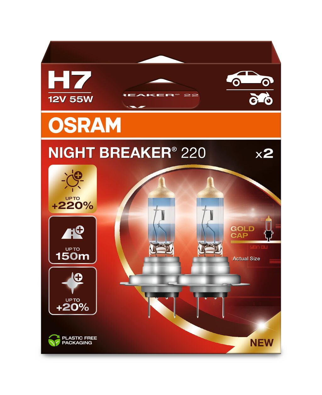 ams-OSRAM 64210NB220-2HB Ampoule, projecteur longue portée
